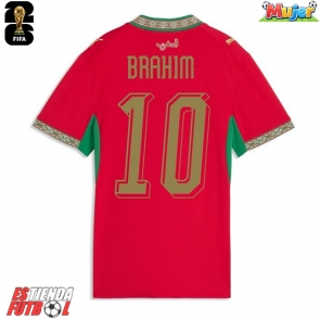 Marruecos Brahim Diaz #10 Primera Equipación Mujer Mundial 2026 Manga Corta